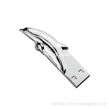 promotional dolphin metal  usb flash drive 16GB